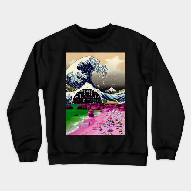 Lovely Painful World Crewneck Sweatshirt by FromAFellowNerd